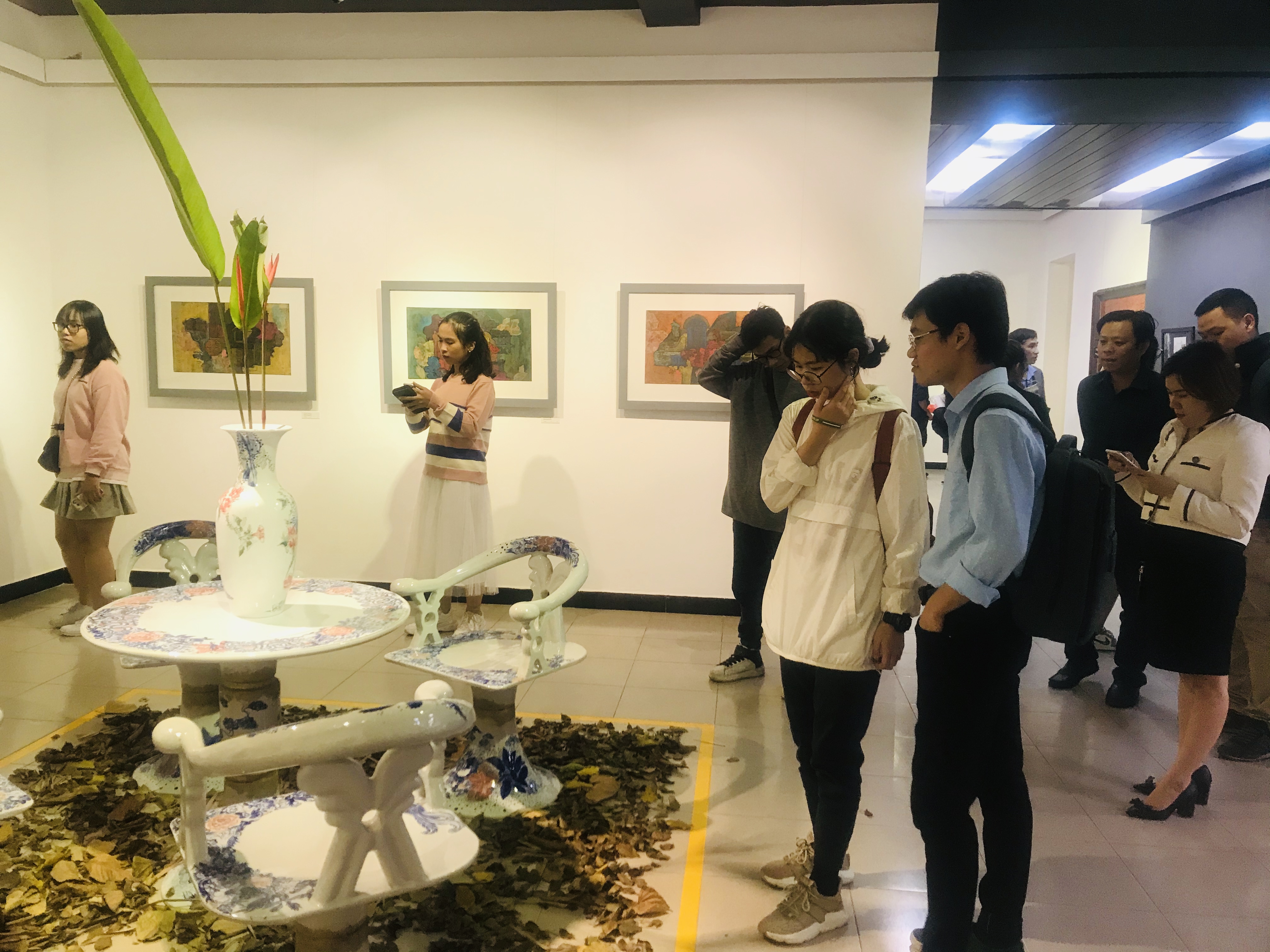 Triển lãm mỹ thuật của các nhà giáo Trường Đại học Kiến trúc Hà Nội